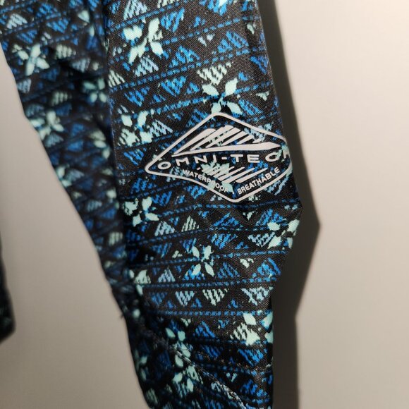 Columbia M Omni-Tech Waterproof Breathable Packable Hooded Jacket Floral Pa - Picture 4 of 11